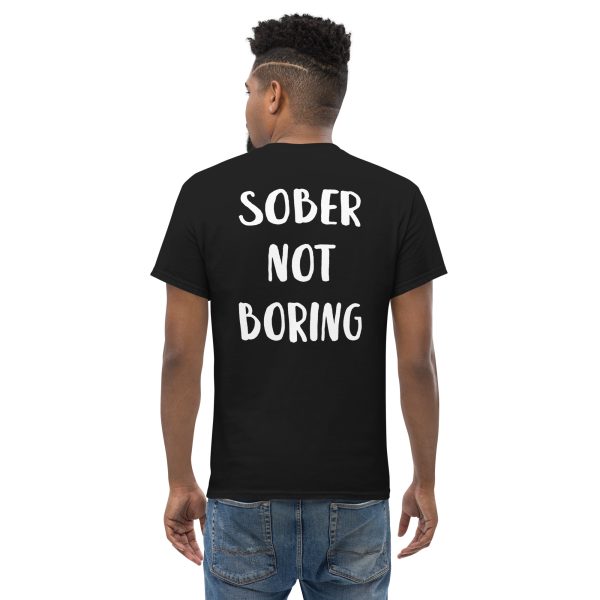 Men's 'Sober Not Boring' Classic tee