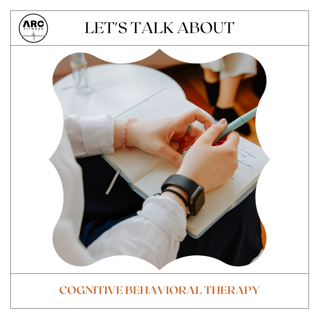 Person receiving CBT therapy for addiction recovery